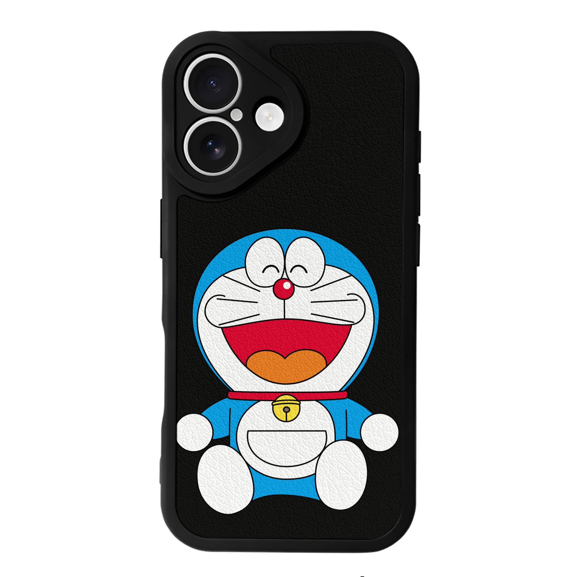 （画像用） ドラえもん Doraemon 【iPhone 16シリーズ対応】シリコンスマホケース（レザー調） 材質：シリコン